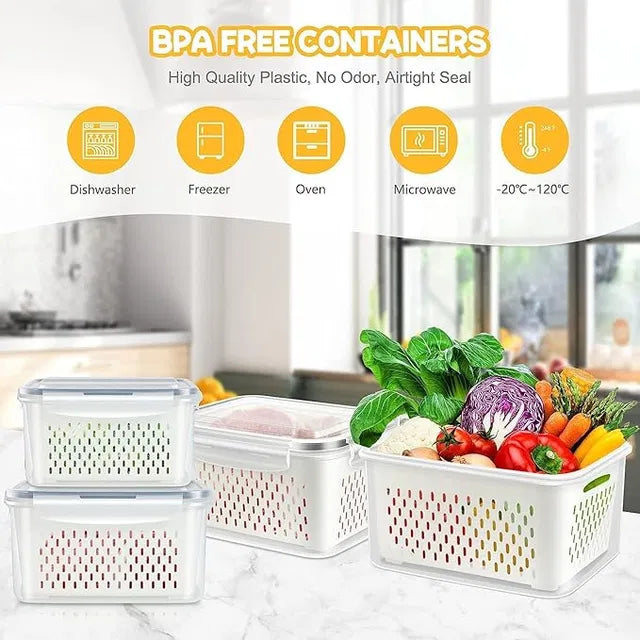 Refrigerator Storage Containers Boxes